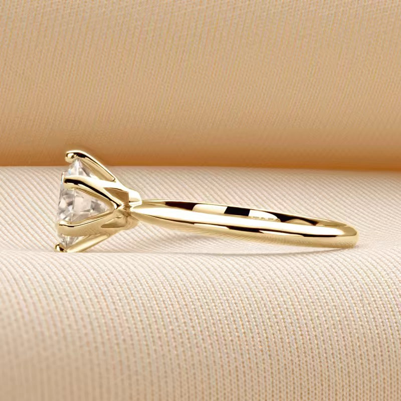 Moissanit Solitär Ring - Veliré