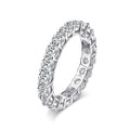 5 mm Moissanit Eternity Ring